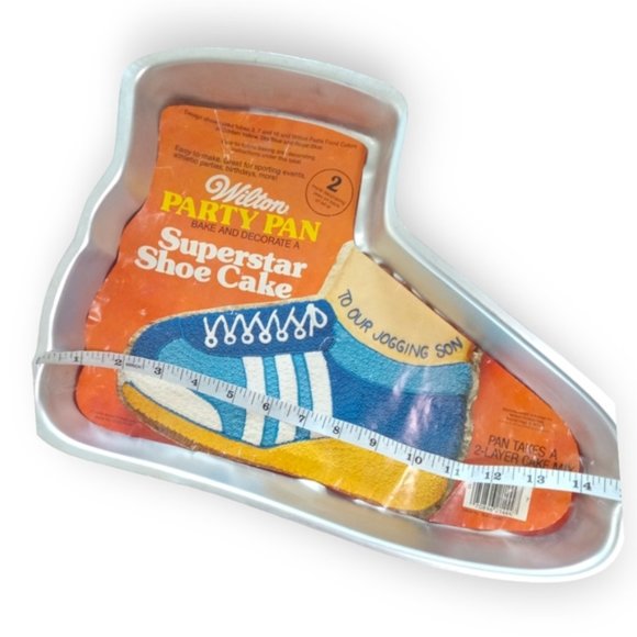 Wilton 2 vintage 1970s cake pans new cowboy and running shoe - Picture 8 of 8